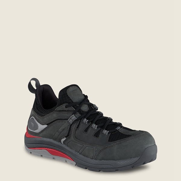 Red Wing Mens Work Shoes - Cooltech™ Athletics - Safety Toe - Black/Grey - RAQ516724